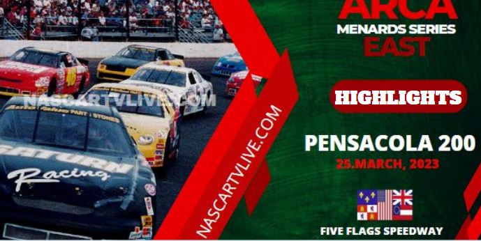 ARCA Menards Series East Pensacola 200 At Five Flags Speedway Highlights