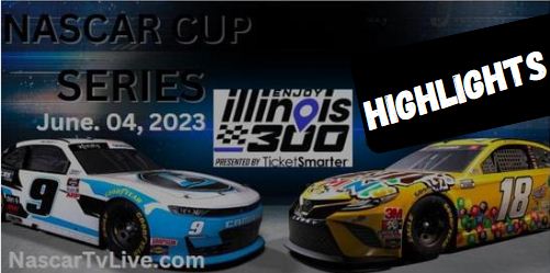 NASCAR Enjoy Illinois 300 Race At World Wide 04jun2023