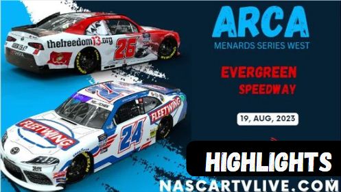 ARCA Menards Series West Evergreen Speedway Highlights