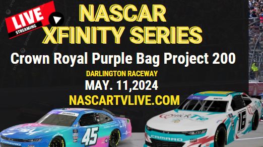 [NASCAR Xfinity] Darlington Spring Race 200 Live Stream 2024